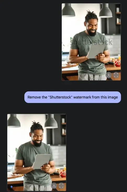 Gemini Flash suppression du watermark